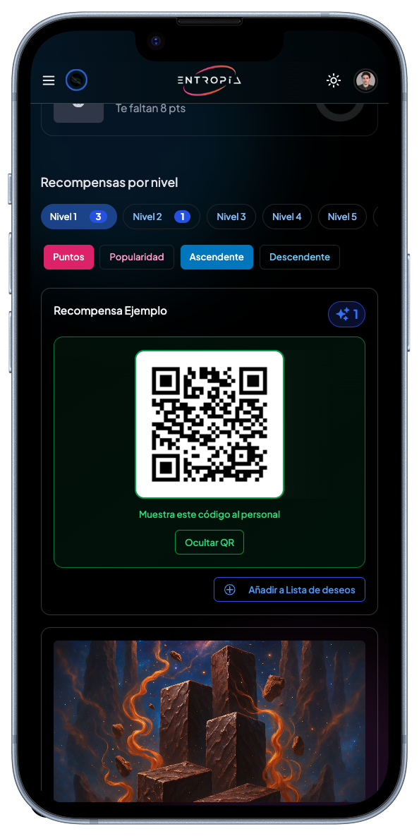 Canje de recompensa